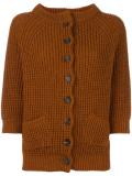 cable knit cardigan