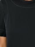 stitch detail T-shirt