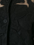 sheer detail cropped jacket