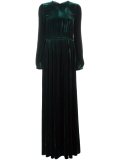 long velvet gown