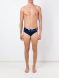 rainbow side swimming trunks