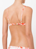 floral print bikini top