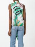 geometric print top