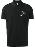 'L' embroidered polo shirt