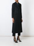 double breasted fitted coat