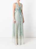 botanical print dress