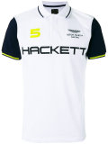 logo print polo shirt