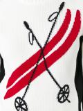 Ski ribbed intarsia jumper