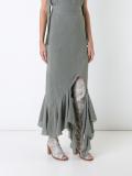spiral hem skirt