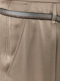 belted cropped trousers 