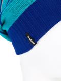 pom-pom striped beanie