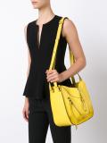 zip detailing shoulder bag