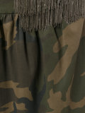 camouflage print maxi skirt 