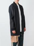 牛仔罗纹领外套