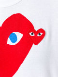 heart print T-shirt 