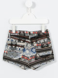 azteca pattern shorts 