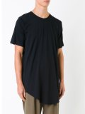 'Raw' scoop neck T-shirt