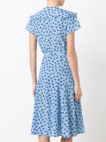 star print shift dress