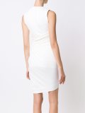 asymmetric draped dress