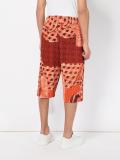 geisha print shorts