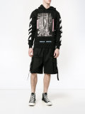 caravaggio printed hooded sweatshirt