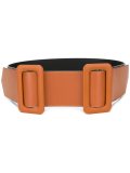 double buckled belt