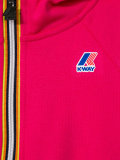logo print hooded jacket