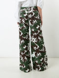 floral print palazzo trousers