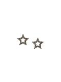 diamond encrusted star earrings