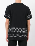 printed hem T-shirt 