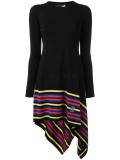 asymmetric knitted dress
