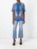 floral embroidery blouse