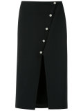 front slit midi skirt