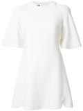 curved hem mini dress