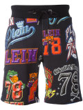 print jogging shorts