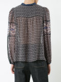 printed long sleeve blouse
