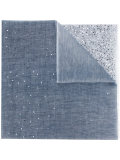 sequins trim scarf 
