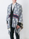 提花斗篷围巾