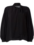 cropped sleeves blouse 