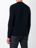 ribbed crew neck jumper