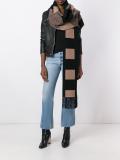 reversible check scarf