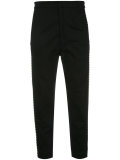 contrast side panel trousers