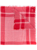 checked scarf
