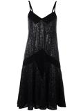sequin embellished party dress