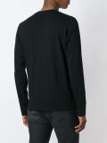 'Swallow' print longsleeved T-shirt