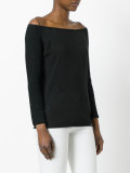 off-the-shoulder jumper