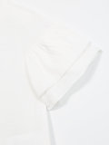 ruffle sleeve T-shirt