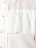 ruffled blouse