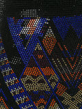 stone beaded pattern skirt