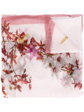floral print scarf 